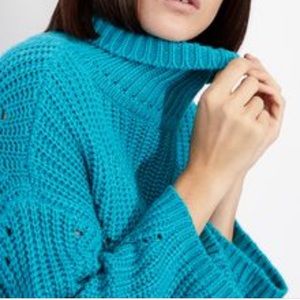 NWT Armani exchange blue knitted sweater